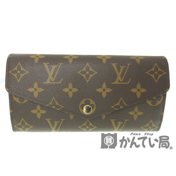 Louis Vuitton Wallet Portefeuille Brown Monogram Long Sarah - Picture 1 of 9
